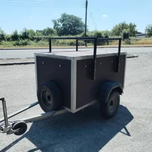 BOX CAMPING TRAILER TOWING HEXADECK C/W SPARE WHEEL & COVER - Image 6