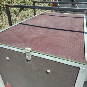 BOX CAMPING TRAILER TOWING HEXADECK C/W SPARE WHEEL & COVER - Image 7