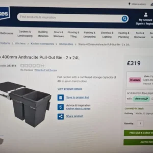 Pull out kitchen bins - Image 4
