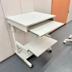 White Computer Desk & Swivel Chair (can sell separately) - Image 2