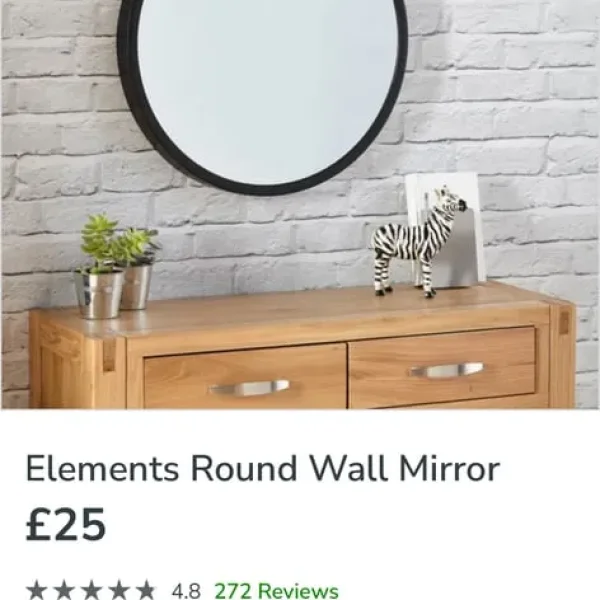 Round Wall Mirror