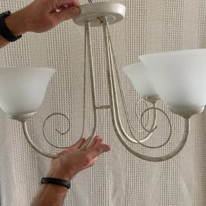 Ceiling light with 2 matching wall lights