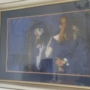 Jack Vettriano style framed picture - Image 2