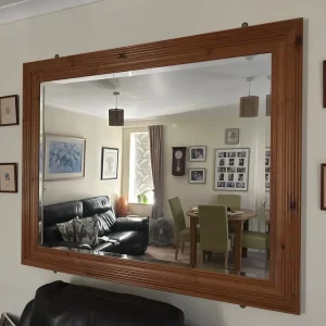 Pine framed mirror - Image 2