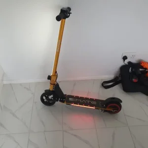 SIMATE Folding Electric Scooter for Kids with LED Lights and Dual Brakes - Image 3