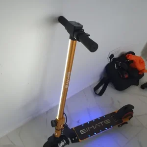 SIMATE Folding Electric Scooter for Kids with LED Lights and Dual Brakes - Image 4