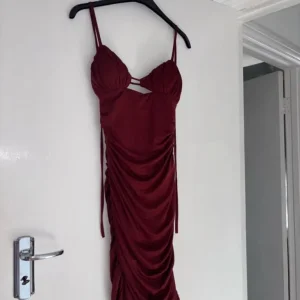 Women’s Burgundy OhPolly Dress - Image 4