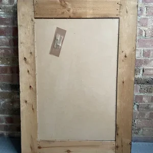 Chunky Vintage Wooden Mirror - Image 5