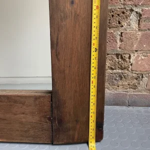 Chunky Vintage Wooden Mirror - Image 8