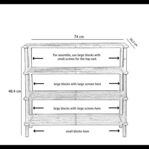 Wooden Shoe Rack - Image 5