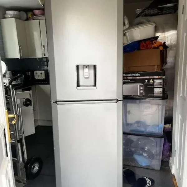 BeKO frost-free fridge freezer with drinks dispenser