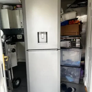 BeKO frost-free fridge freezer with drinks dispenser