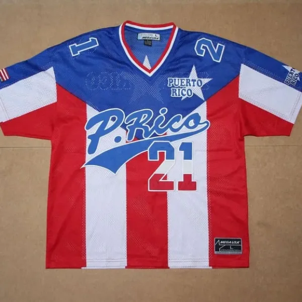 Puerto Rico Jersey #21 Mega USA L