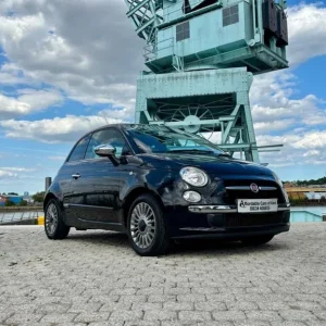 2012 Fiat 500 0.9 Lounge 3dr Dualogic Hatchback in Black Metallic - Image 2