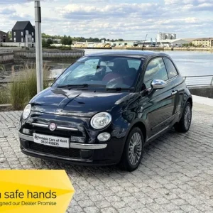 2012 Fiat 500 0.9 Lounge 3dr Dualogic Hatchback in Black Metallic