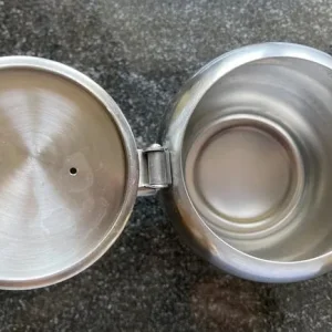 Mid century Old Hall satin stainless steel coffee jug - Image 3