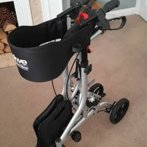 Drive DeVilbis Suspension Rollator 4-Wheeled Walker with Seat - Image 2