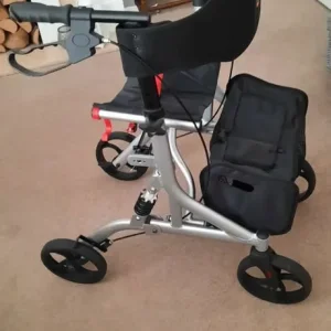 Drive DeVilbis Suspension Rollator 4-Wheeled Walker with Seat - Image 4