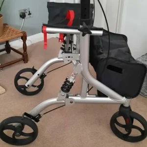 Drive DeVilbis Suspension Rollator 4-Wheeled Walker with Seat - Image 7