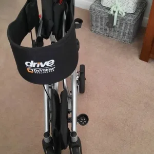 Drive DeVilbis Suspension Rollator 4-Wheeled Walker with Seat