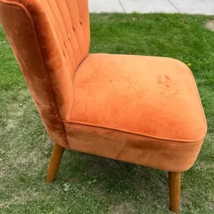 Orange Lounge Chair - Image 3