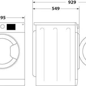 INDESIT 7kg Washer Dryer - Image 4
