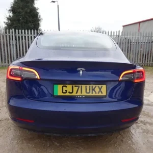 2021 Tesla Model 3 Standard Range with Front and Side Damage – Electric Auto, Starts and Drives - Image 3