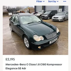 Mercedes-Benz C180 Class Saloon 2004 - Image 5
