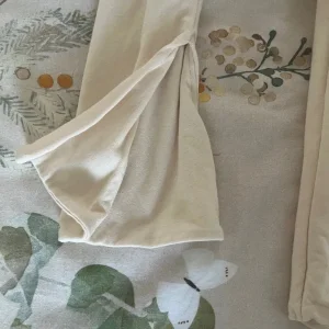 Oh polly Ruched Cut Out Sides Long Sleeves Ivory Mini Dress - Image 3