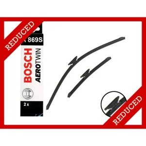 Bosch A869S Aerotwin Front Windscreen Wiper Blades Set