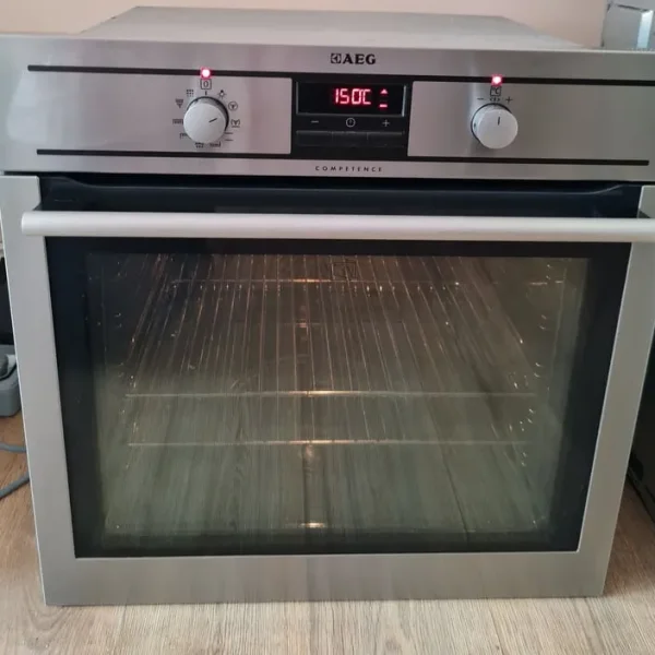 Aeg single electric oven 60cm stainless steel