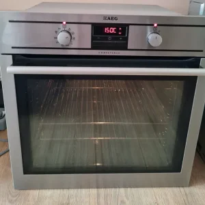 Aeg single electric oven 60cm stainless steel