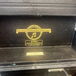 Viva-Tonal Columbia Grafonola No. 202 Portable Gramophone Tested and Working - Image 4