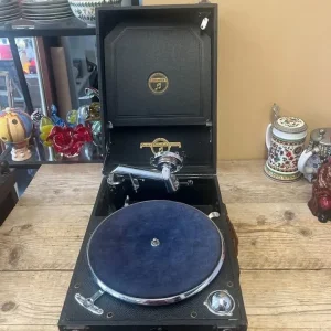 Viva-Tonal Columbia Grafonola No. 202 Portable Gramophone Tested and Working