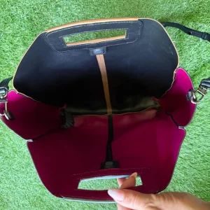 Reversible Maje Leather Bag - Image 8