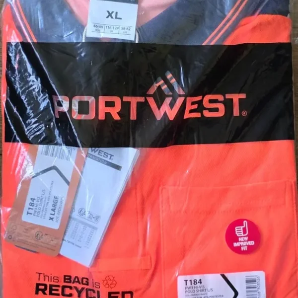Portwest hi vis polo short XL