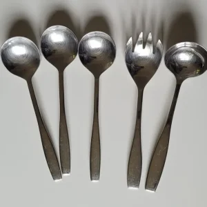 FONTIGNAC 5-PIECE STAINLESS STEEL SERVING CUTLERY SET