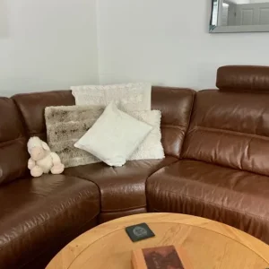 leather corner seating unit - Image 2