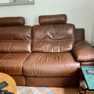 leather corner seating unit