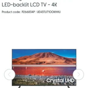 Samsung 43” 4K TV - Image 6