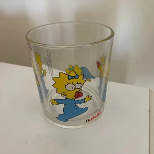 The Simpsons Maggie Nutella 2000 glass tumbler