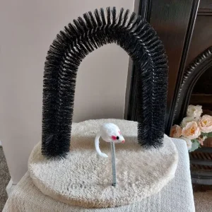 Cat Grooming Arch With Play Toy - Image 7