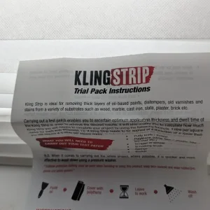Kling Strip Paint Remover 250ml set of 3