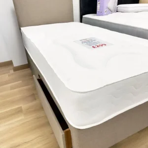 Divan Single Bed Base with Mattress and Storage Drawers