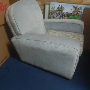 Grey fabric chair - Image 2