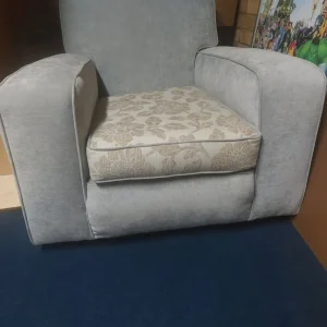 Grey fabric chair