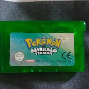 Genuine Pokemon Emerald Game Boy Advance cartridge