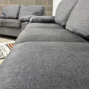 Grey 3 Seater and 2 Seater Sofa Set - Image 6