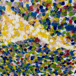 Handmade Crayon and Ink Artworks – 5 Pieces - Image 4