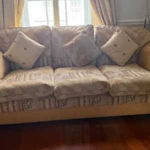3 Oriental Sofas – 2 x 3-seater, 1 x single - Image 2
